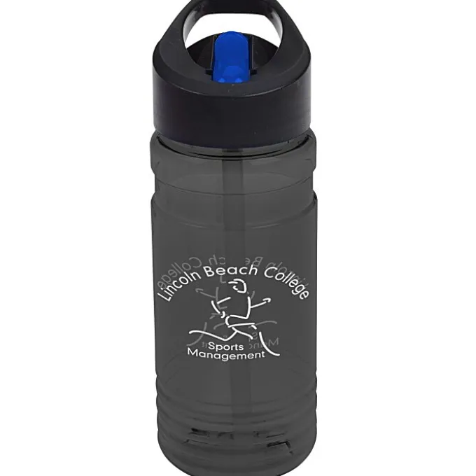 Line Up Bottle with Two-Tone Flip Straw Lid - 20 oz