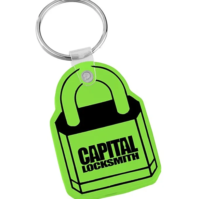 Lock Soft Keychain - Translucent