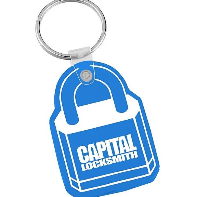 Lock Soft Keychain - Translucent