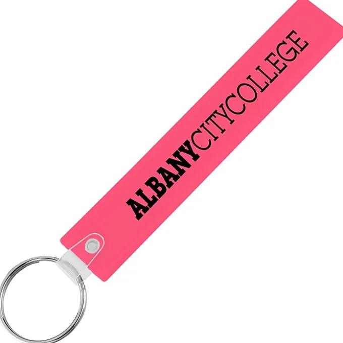Long Rectangle Soft Keychain - Translucent