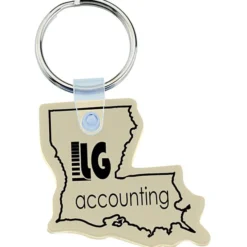 Louisiana Soft Keychain - Opaque