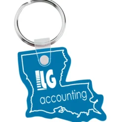 Louisiana Soft Keychain - Translucent