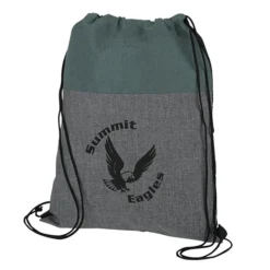 Lynford Heathered Drawstring Backpack