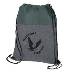 Lynford Heathered Drawstring Backpack - 24 hr