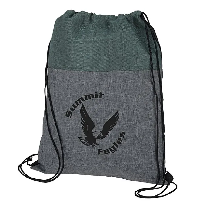 Lynford Heathered Drawstring Backpack - 24 hr