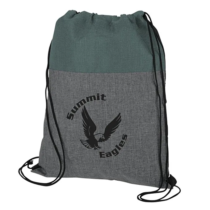 Lynford Heathered Drawstring Backpack - 24 hr