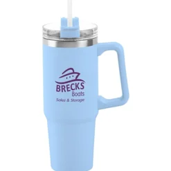 Lyon Vacuum Mug with Straw - 30 oz