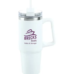 Lyon Vacuum Mug with Straw - 30 oz