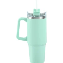 Lyon Vacuum Mug with Straw - 30 oz
