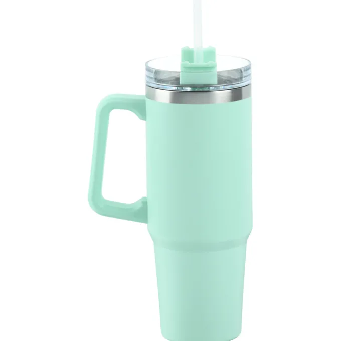 Lyon Vacuum Mug with Straw - 30 oz