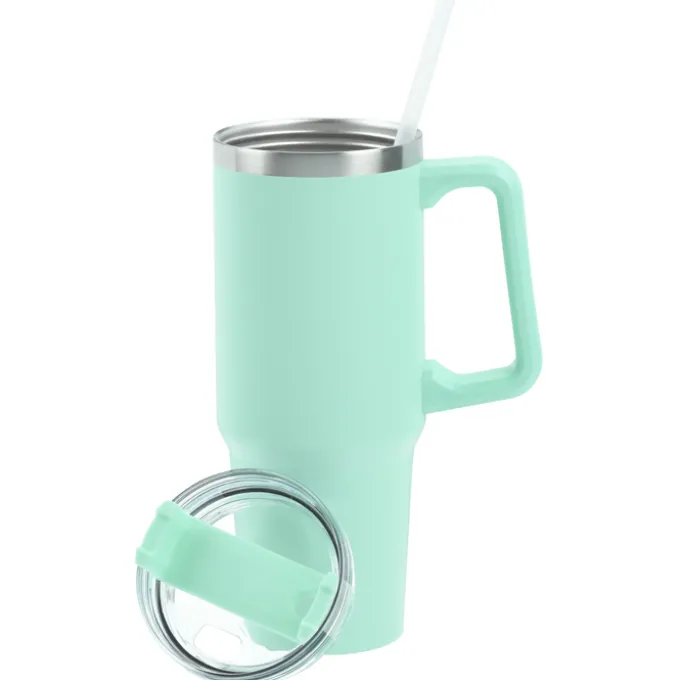 Lyon Vacuum Mug with Straw - 30 oz