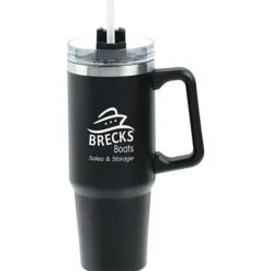 Lyon Vacuum Mug with Straw - 30 oz