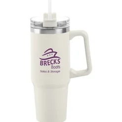 Lyon Vacuum Mug with Straw - 30 oz