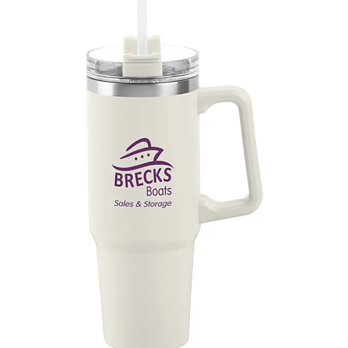 Lyon Vacuum Mug with Straw - 30 oz