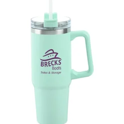 Lyon Vacuum Mug with Straw - 30 oz