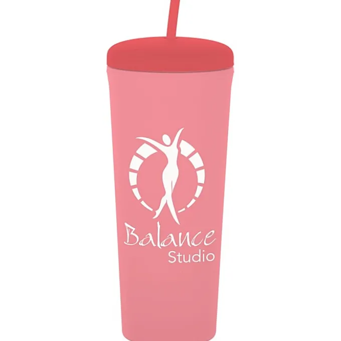 Macaron Tumbler with Straw - 26 oz.