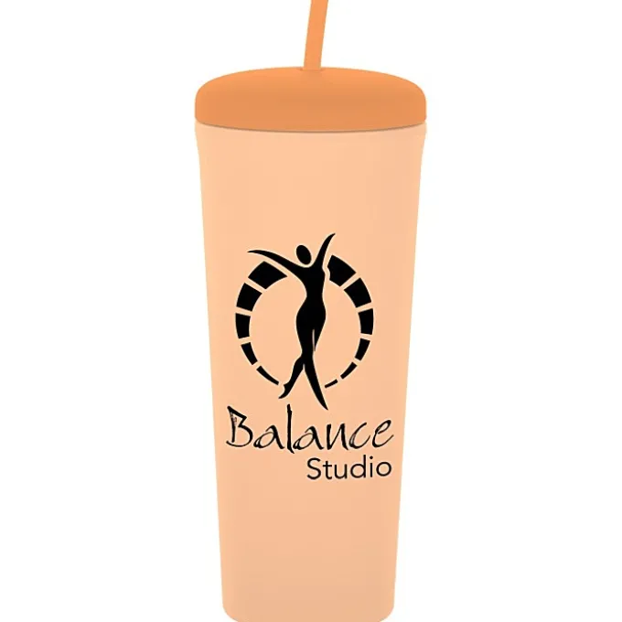 Macaron Tumbler with Straw - 26 oz.