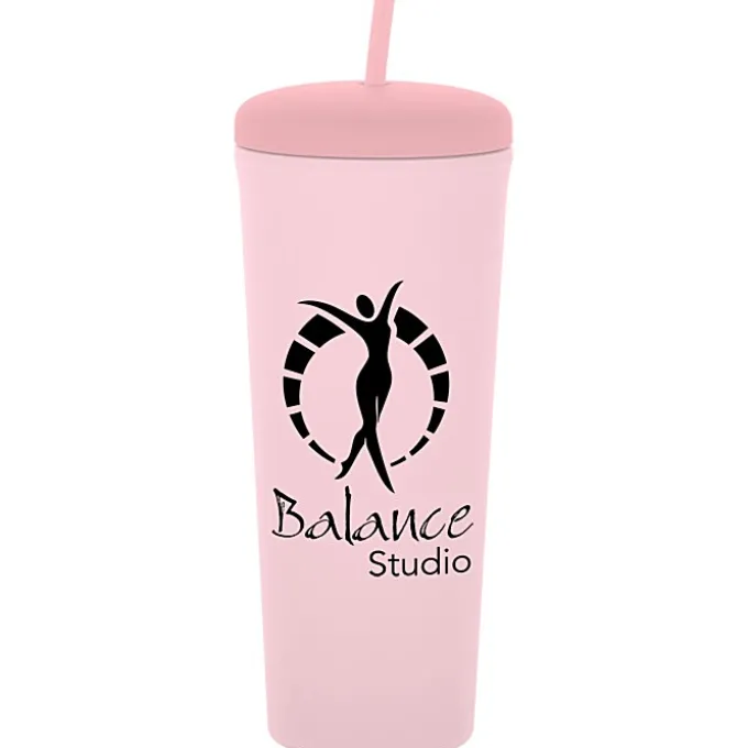 Macaron Tumbler with Straw - 26 oz.
