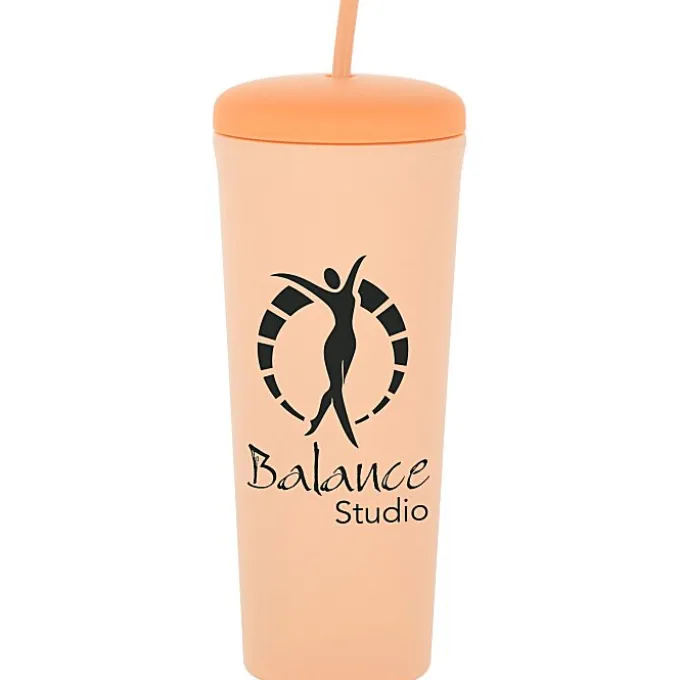 Macaron Tumbler with Straw - 26 oz.