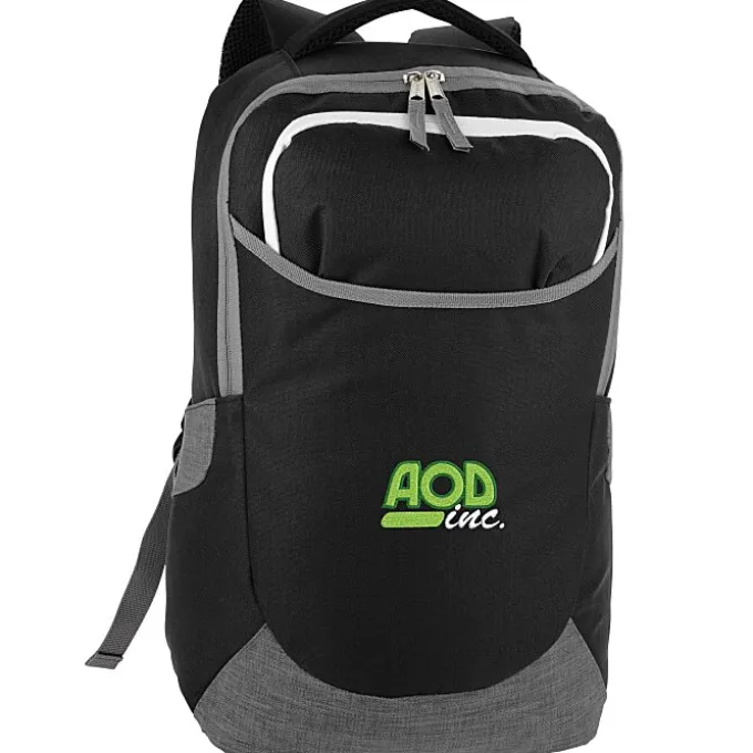 Maddox Laptop Backpack - Embroidered
