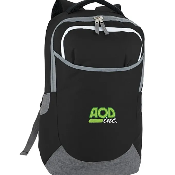 Maddox Laptop Backpack - Embroidered