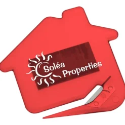 Magnetic House Shaped Letter Slitter - Translucent