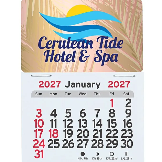 Magnetic Peel-n-Stick Calendar