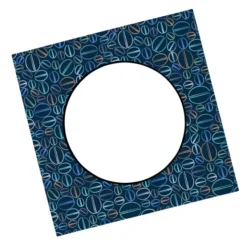 Magnetic Picture Frame with Car Magnet - Round