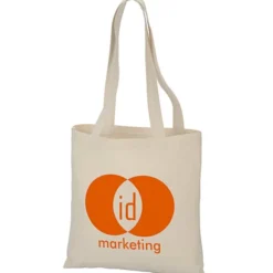 Main Squeeze 7-ounce Flat Cotton Tote - 13 1/2 inches x 13 1/2 inches