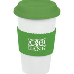 Manhattan Ceramic Tumbler - 14 oz. - Grip Print