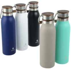 Manna Ascend Vacuum Bottle with Wood Lid - 18 oz