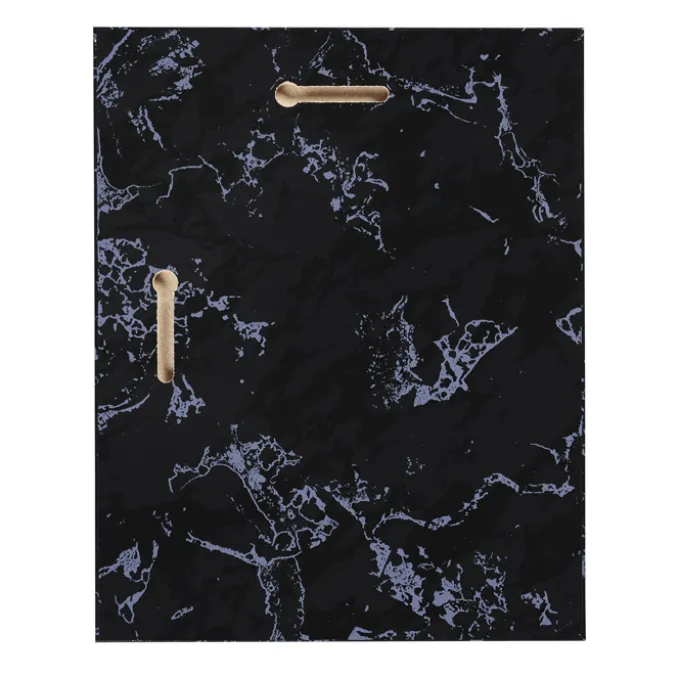 Marbleized Wood Plaque - 8 inches