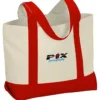 Marketplace Snap Closure Tote Bag - Embroidered