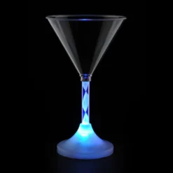 Martini Glass with Light-Up Spiral Stem - 6 oz.
