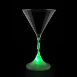 Martini Glass with Light-Up Spiral Stem - 6 oz.