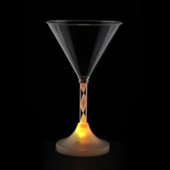 Martini Glass with Light-Up Spiral Stem - 6 oz.
