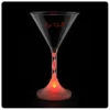 Martini Glass with Light-Up Spiral Stem - 6 oz. - 24 hr