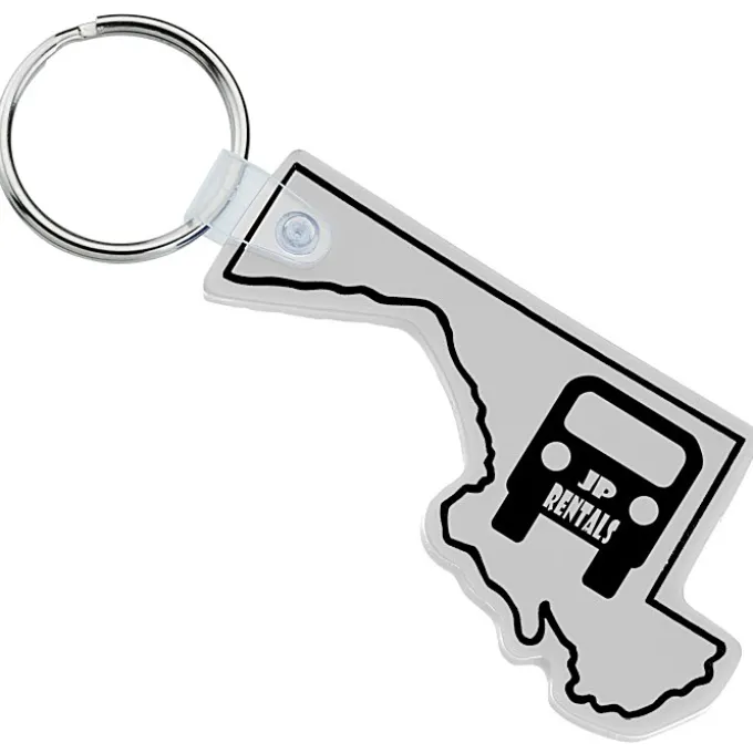Maryland Soft Keychain - Opaque