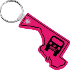 Maryland Soft Keychain - Translucent
