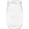 Mason Jar - 16 oz - Deep Etch