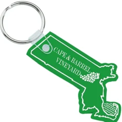 Massachusetts Soft Keychain - Opaque