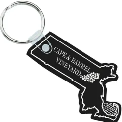 Massachusetts Soft Keychain - Opaque
