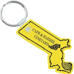 Massachusetts Soft Keychain - Opaque