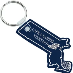 Massachusetts Soft Keychain - Opaque