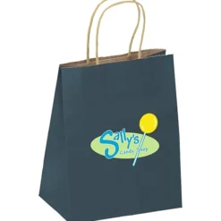 Matte Shopping Bag - 10-3/4 inches x 8 inches – Colored – Full Color
