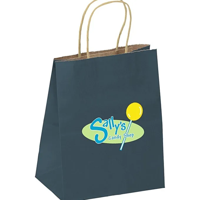 Matte Shopping Bag - 10-3/4 inches x 8 inches – Colored – Full Color