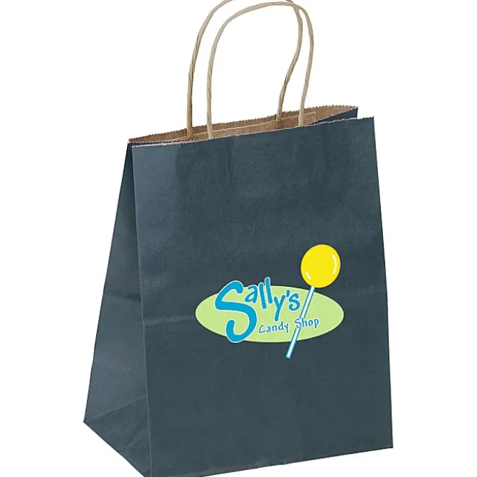 Matte Shopping Bag - 10-3/4 inches x 8 inches – Colored – Full Color
