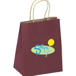 Matte Shopping Bag - 10-3/4 inches x 8 inches – Colored – Full Color