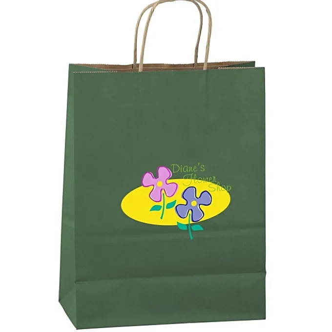 Matte Shopping Bag - 13 inches x 10 inches - Colored - Full Color