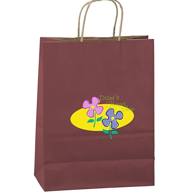 Matte Shopping Bag - 13 inches x 10 inches - Colored - Full Color
